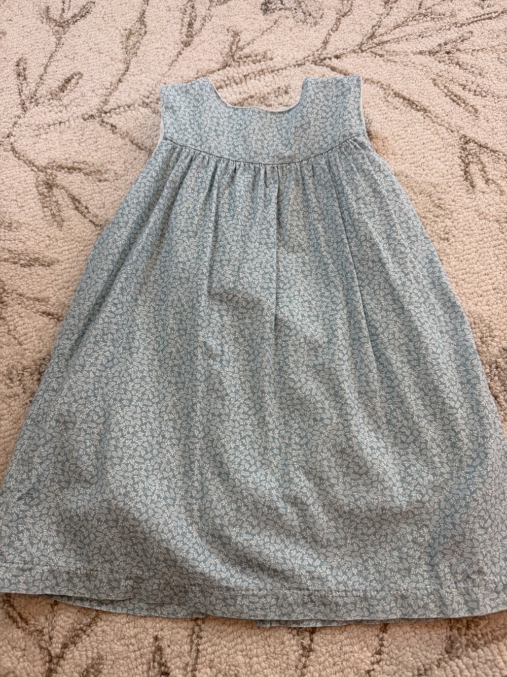 Bella Bliss Blue Floral Girls Dress